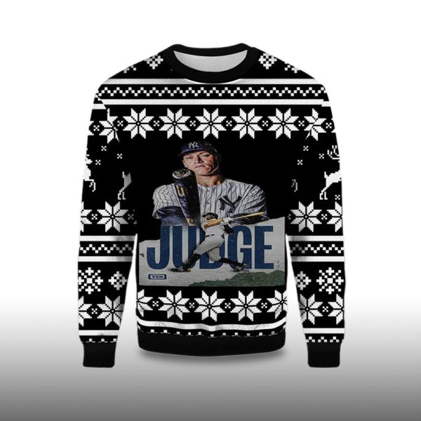 2025 Aaron Judge Yankees Ugly Christmas Sweater
