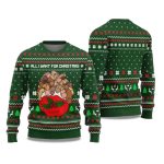 2025 All I Want For Christmas Is Dickmas Naughty Ugly Christmas Sweater