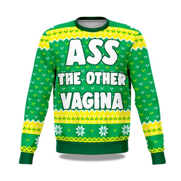 2025 Ass The Other Vagina Christmas Ugly Sweater 1