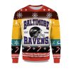 2025 Baltimore Ravens EST 1996 Ugly Christmas Sweater 1