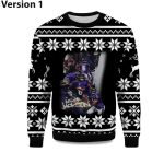 2025 Baltimore Ravens Lamar Jackson Ugly Sweater