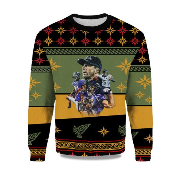 2025 Baltimore Ravens Special Team Of Coach Ugly Christmas Sweater 1