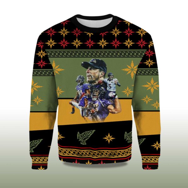 2025 Baltimore Ravens Special Team Of Coach Ugly Christmas Sweater 2