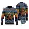 2025 Bear Drink Beer Camping Christmas Ugly Sweater 1