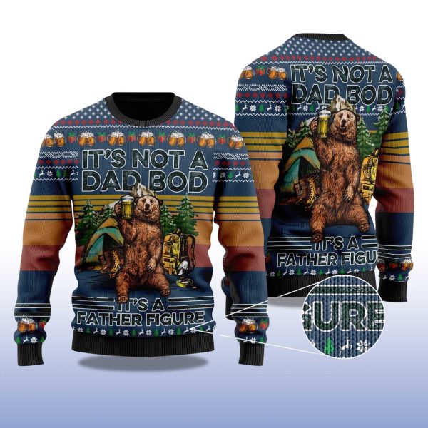 2025 Bear Drink Beer Camping Christmas Ugly Sweater 2