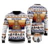 2025 Bear Drink Bourbon Whiskey Christmas Ugly Sweater 1