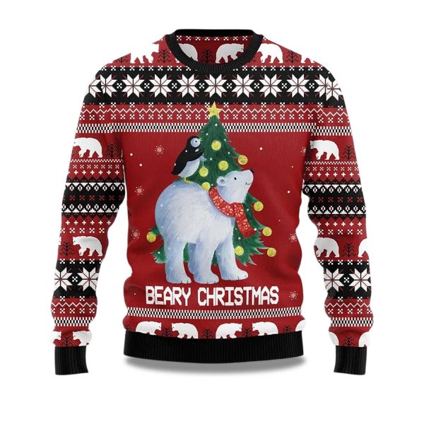 2025 Beary Christmas Ugly Sweater 1
