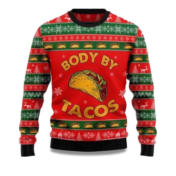 2025 Body By Taco Ugly Christmas Sweater 1