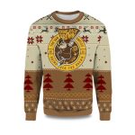 2025 Bring Back Brown San Diego Padres Ugly Christmas Sweater