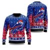 2025 Buffalo Bills Santa Christmas Ugly Sweater 1