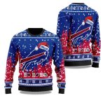 2025 Buffalo Bills Santa Christmas Ugly Sweater