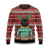 2025 Cat Reindeer Ugly Christmas Sweater 1