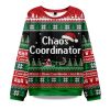 2025 Chaos Coordinator Christmas Ugly Sweater 1