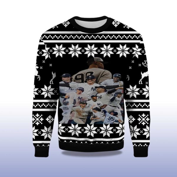 2025 Chase For 28 New York Yankees Ugly Christmas Sweater 2