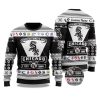 2025 Chicago White Sox Football Christmas Ugly Sweater 1
