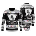 2025 Chicago White Sox Football Christmas Ugly Sweater