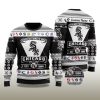 2025 Chicago White Sox Football Christmas Ugly Sweater 2