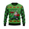 2025 Chrismas Is Better On The Farm Santa Ugly Christmas Sweater 1