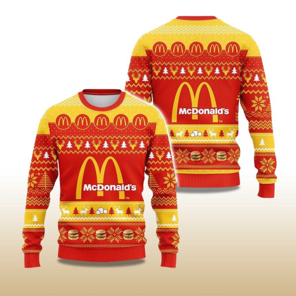 2025 Christmas McDonalds Ugly Sweater 2
