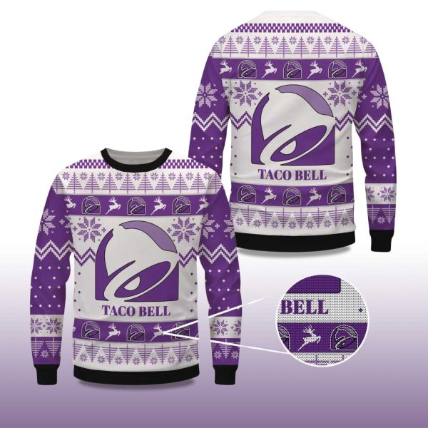 2025 Christmas Taco Bell Ugly Sweater 2