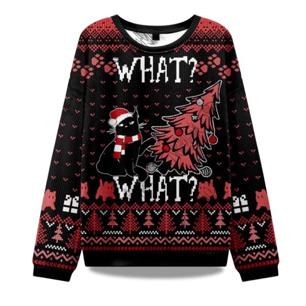 2025 Christmas What What Ugly Christmas Sweater 1