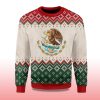 2025 Coat Of Arms Of Mexico Christmas Ugly Sweater 2