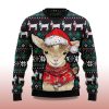 2025 Cute Goat Santa Christmas Ugly Sweater 2