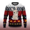 2025 Cute Rabbit Christmas Ugly Sweater 2
