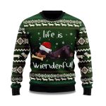 2025 Dachshund Life Is Wienderful Ugly Christmas Sweater