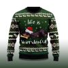 2025 Dachshund Life Is Wienderful Ugly Christmas Sweater 2