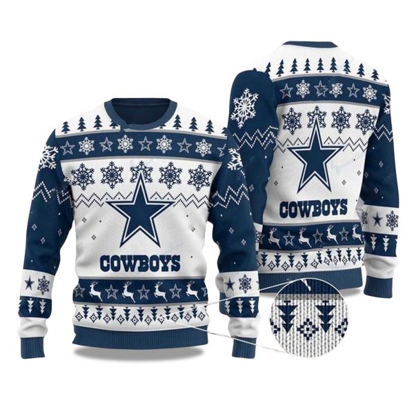 2025 Dallas Cowboys Ugly Christmas Sweater 1