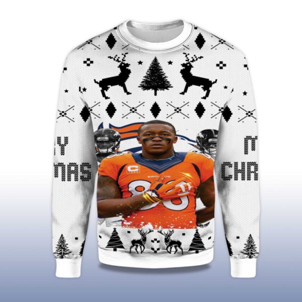 2025 Demaryius Thomas Broncos Ugly Sweater 2