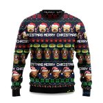 2025 Dog Cute Ugly Christmas Sweater