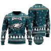 2025 Eagle Football Ugly Christmas Sweater 1