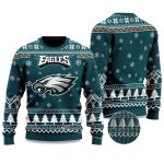 2025 Eagle Football Ugly Christmas Sweater