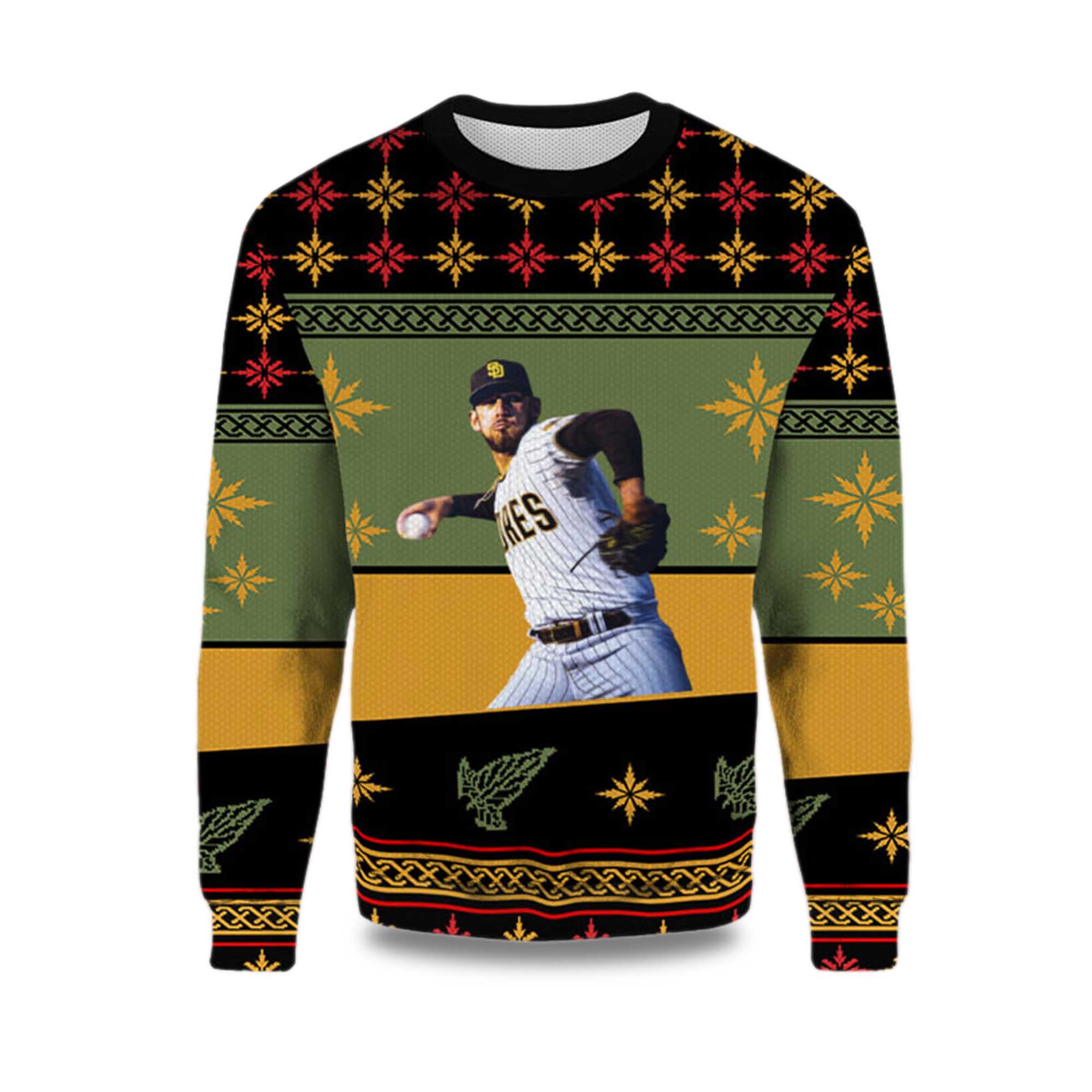 2025 Fernando Tatis JR The San Diego Padres Christmas Sweater 2025 Fernando Tatis JR The San Diego Padres Christmas Sweater