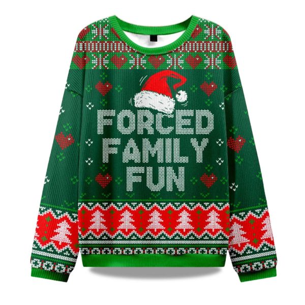 2025 Forced Family Fun Ugly Christmas Sweater 1