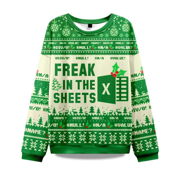 2025 Freak In The Sheets Ugly Christmas Sweater 1
