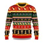 2025 Funny Dick Pattern Christmas Ugly Sweater