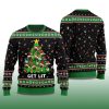 2025 Get Lit Cat Ornament On Christmas Tree Ugly Christmas Sweater 2