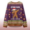 2025 Gingerbread Dabbing Dance Ugly Christmas Sweater 2