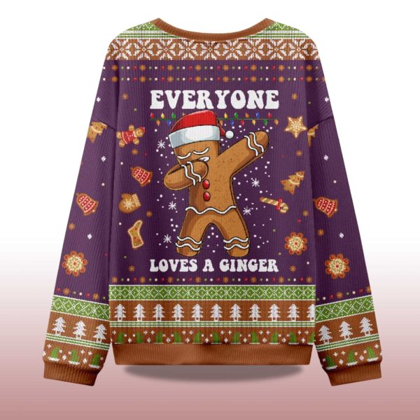 2025 Gingerbread Dabbing Dance Ugly Christmas Sweater 2