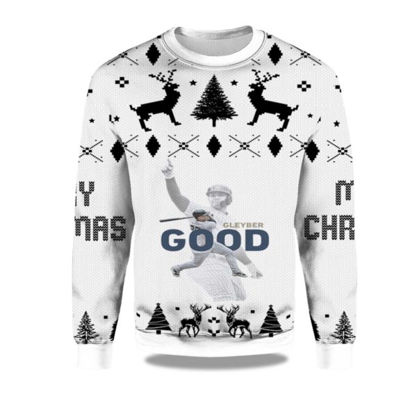 2025 Gleyber Good New York Yankees Ugly Christmas Sweater 1