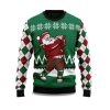 2025 Golfer Santa Ugly Christmas Sweater 1