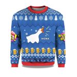 2025 Goose Honk Ugly Christmas Sweater