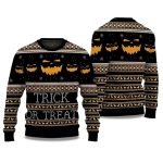 2025 Halloween Trick or Treat Ugly Christmas Sweater