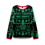 2025 Happy Fucking Holidays Ugly Christmas Sweater