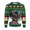 2025 Helmet Chicago Bears Ugly Christmas Sweater 1