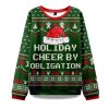 2025 Holiday Cheer by Obligation Ugly Christmas Sweater 1