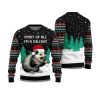 2025 I Am A Delight Opossum Ugly Christmas Sweater 1